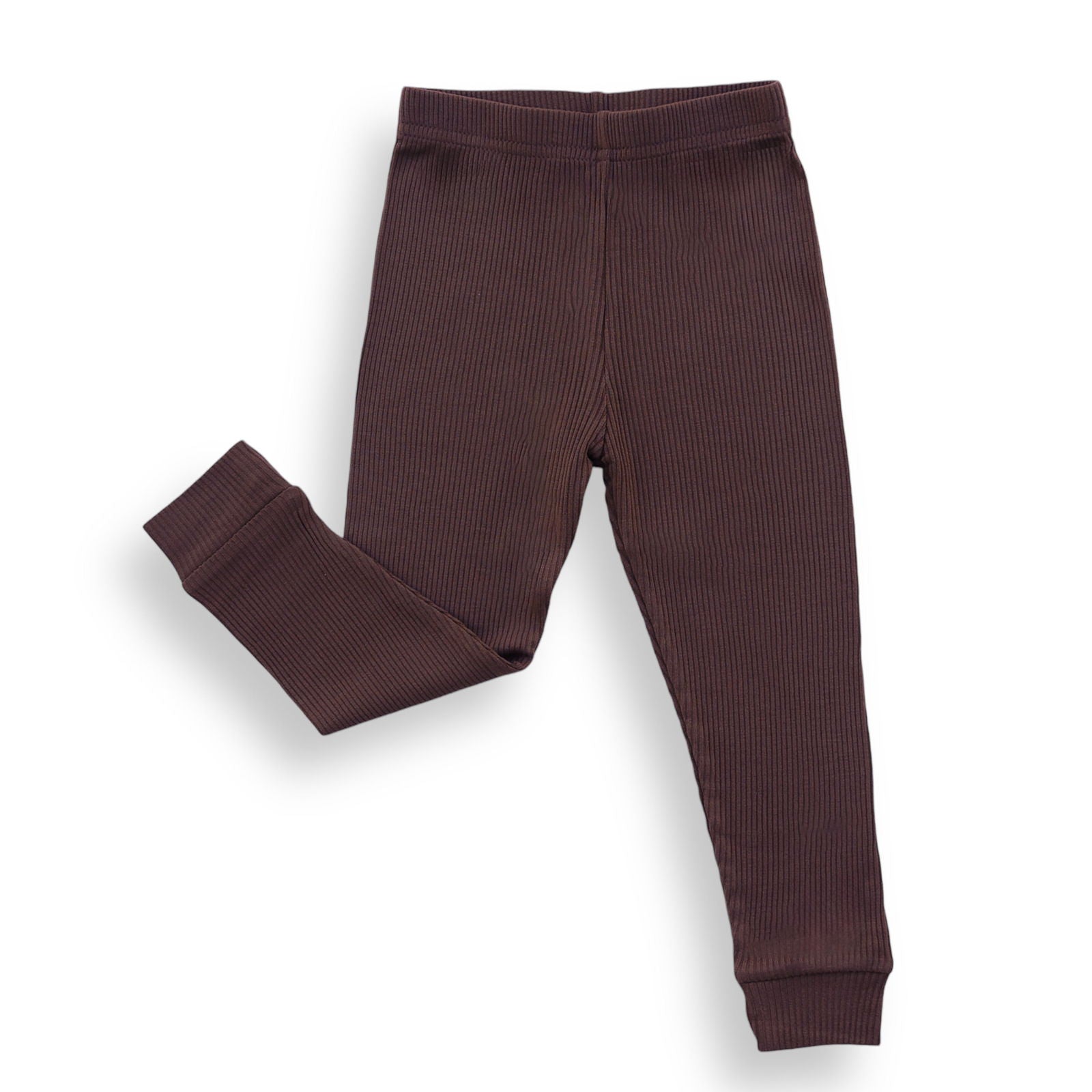 BAMBOO RIB LEGGINGS- Black Cherry - Natural CuteNest