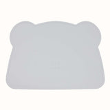 Baby Bear Shape Silicone Washable Insulated Placemat - Natural CuteNest