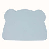 Baby Bear Shape Silicone Washable Insulated Placemat - Natural CuteNest