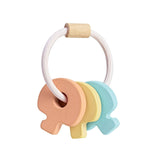 Baby Key Rattle - Pastel - Natural CuteNest