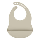 Baby Solid Color Food Grade Silicone Bibs - Natural CuteNest