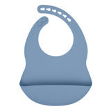 Baby Solid Color Food Grade Silicone Bibs - Natural CuteNest