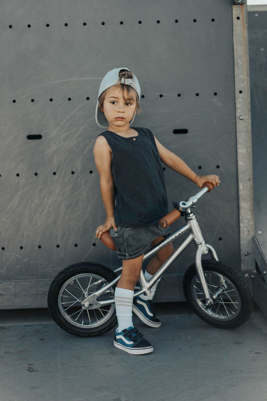 Balance bike vintage Banwood - Chrome Special Edition - Natural CuteNest