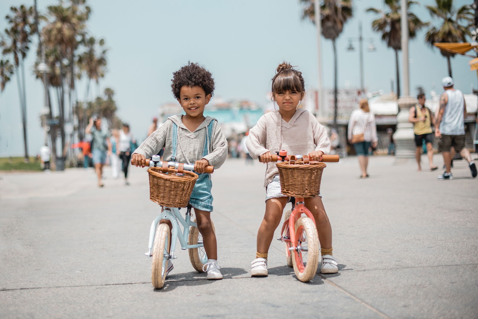 Balance bike vintage Banwood - Coral - Natural CuteNest