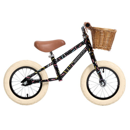 Balance bike vintage Banwood - Marest - Allegra black - Natural CuteNest