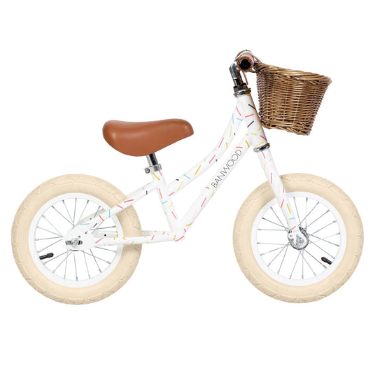 Balance bike vintage Banwood - Marest - Allegra white - Natural CuteNest