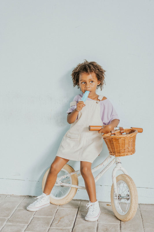 Balance bike vintage Banwood - Marest - Allegra white - Natural CuteNest