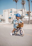 Balance bike vintage Banwood - Navy blue - Natural CuteNest