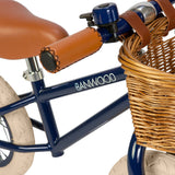 Balance bike vintage Banwood - Navy blue - Natural CuteNest