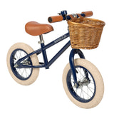 Balance bike vintage Banwood - Navy blue - Natural CuteNest