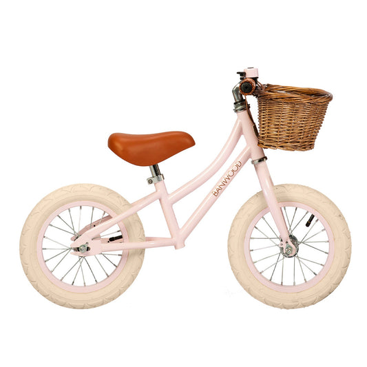 Balance bike vintage Banwood - Pink - Natural CuteNest