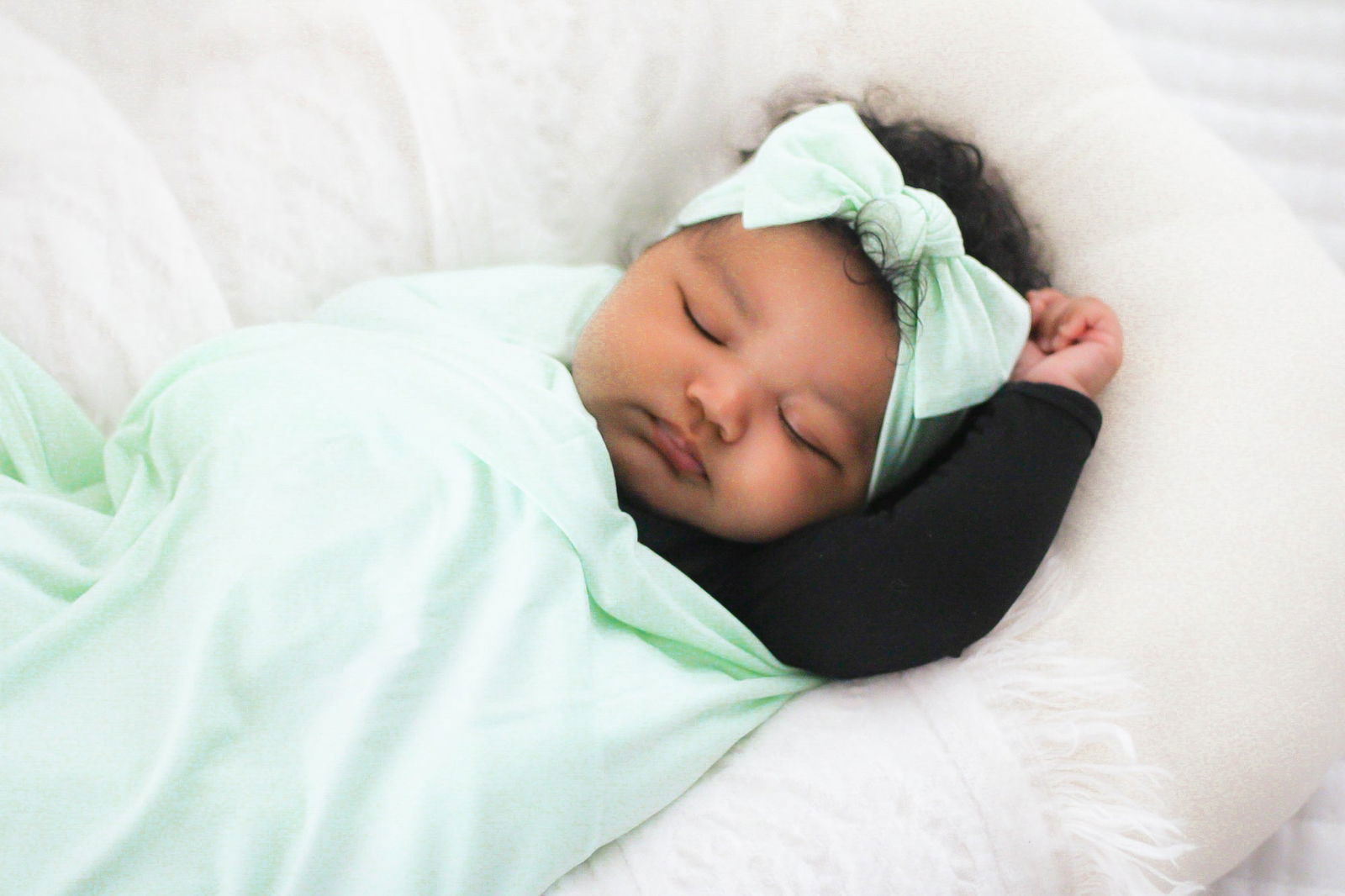 Bamboo Blanket in HoneyDew - Natural CuteNest
