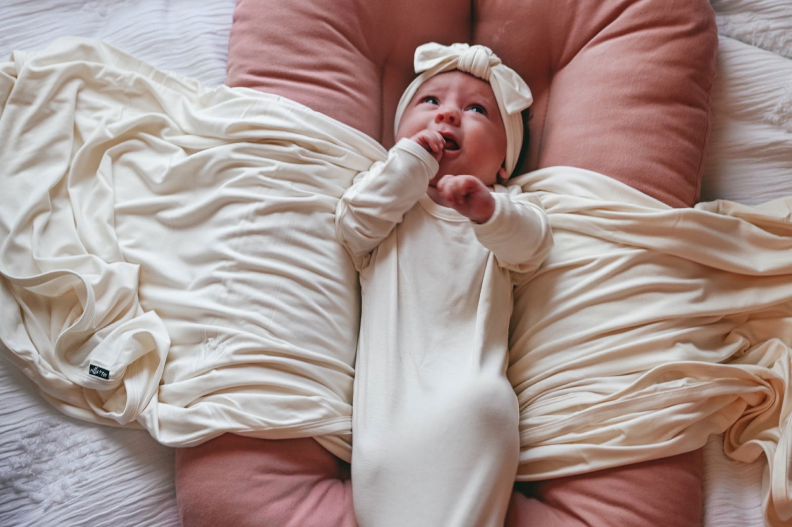 Bamboo Blanket in Natural - Natural CuteNest