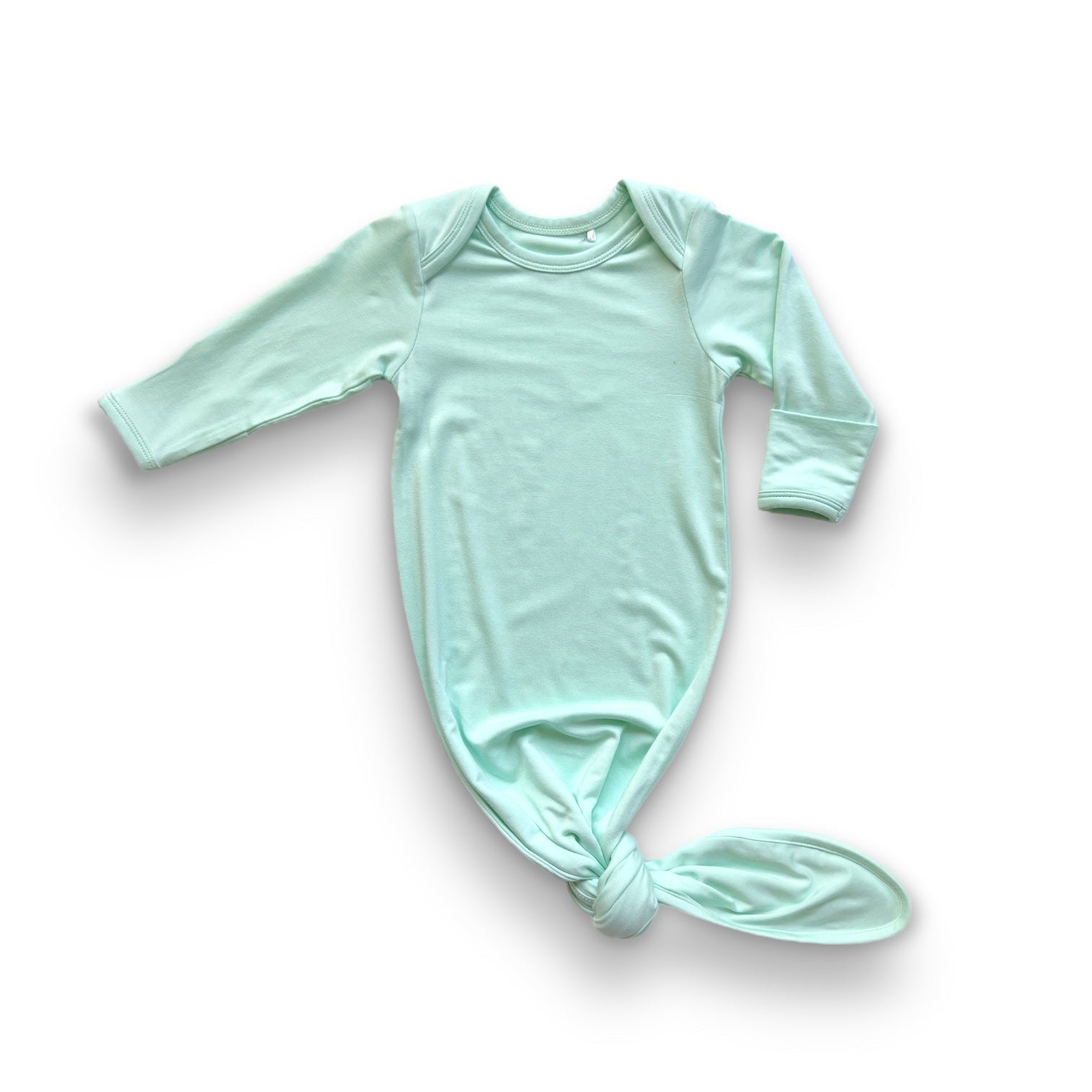 Bamboo Knotted Gown in HoneyDew - Natural CuteNest