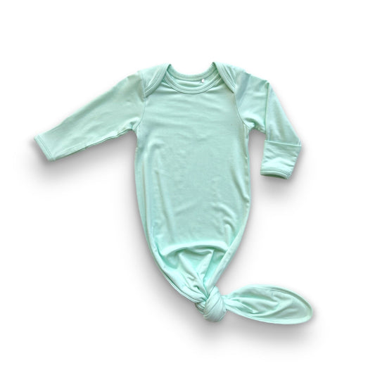 Bamboo Knotted Gown in HoneyDew - Natural CuteNest