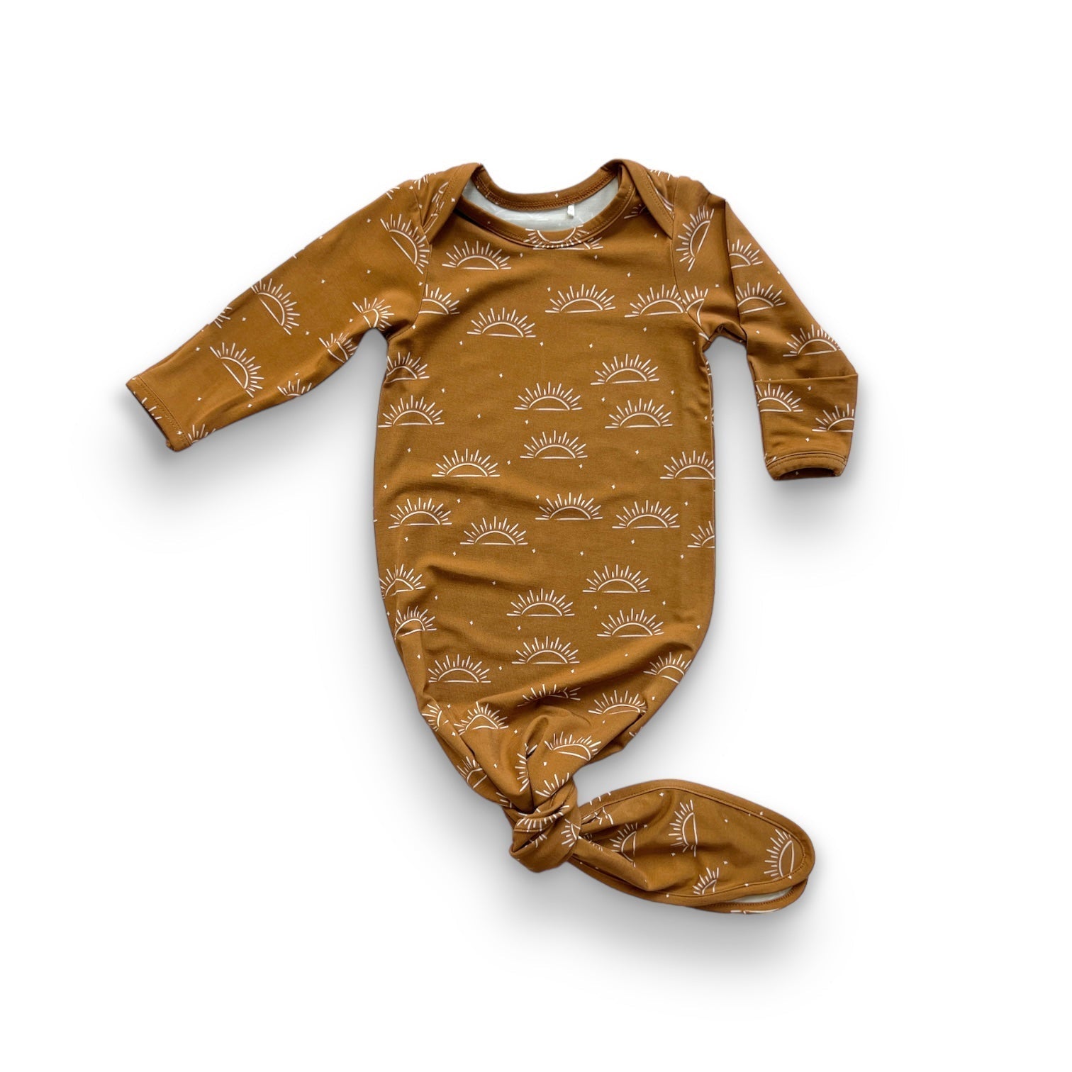 Bamboo Knotted Gown in Sunny Days - Natural CuteNest