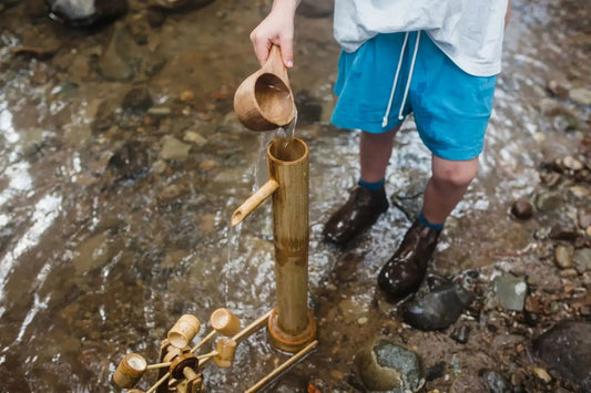 Bamboo Water Mill - Natural CuteNest