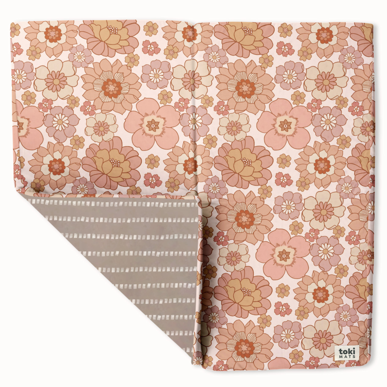 Blooms Organic Cotton Mat - Natural CuteNest