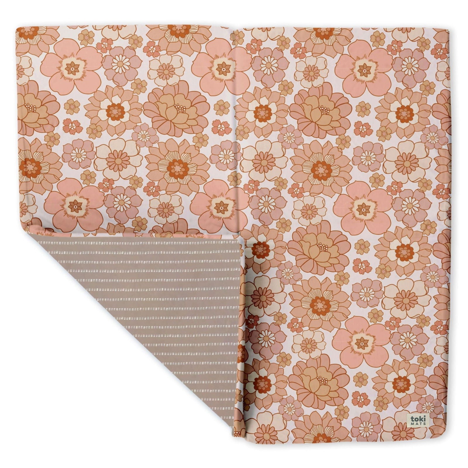 Blooms Organic Cotton Mat - Natural CuteNest