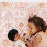 Blooms Organic Cotton Mat - Natural CuteNest