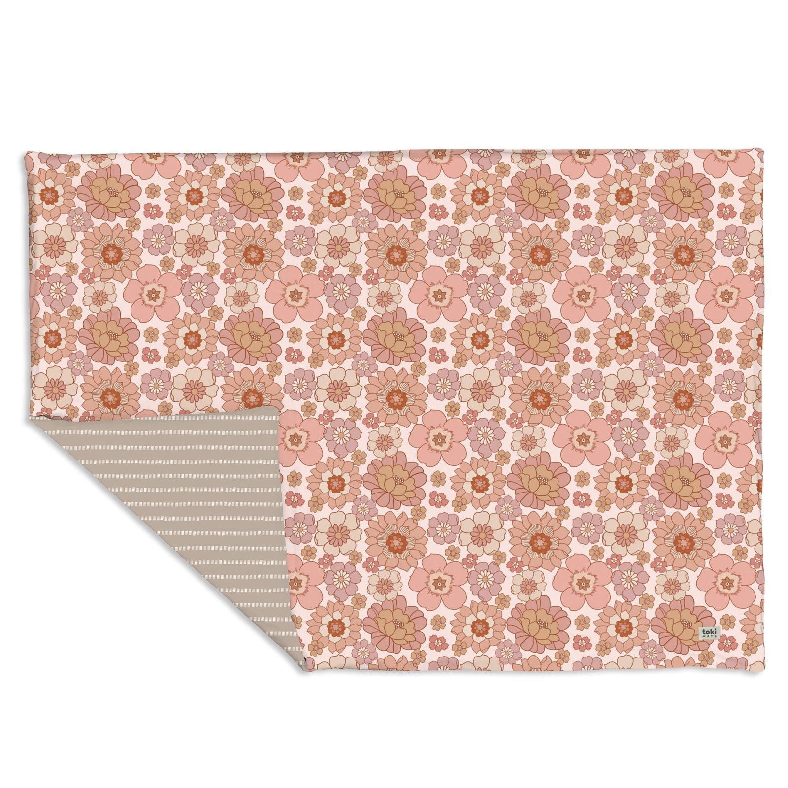 Blooms Organic Cotton Mat - Natural CuteNest