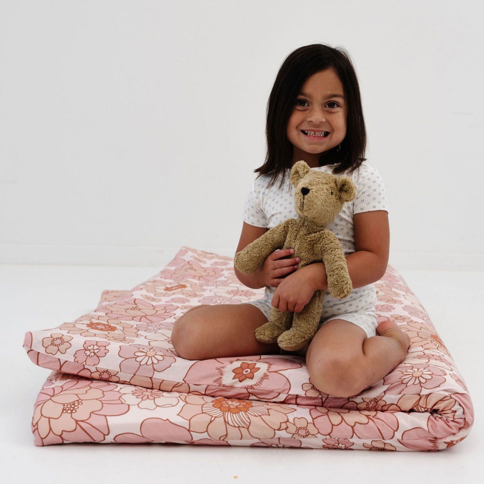Blooms Organic Cotton Mat - Natural CuteNest