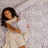 Blue Tile Support Pillow - Natural CuteNest