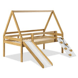 Casita Kids House Play Wood Montessori inspired Twin Bed - Natural CuteNest