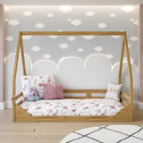 Casita Twin Floor Bed - Natural CuteNest