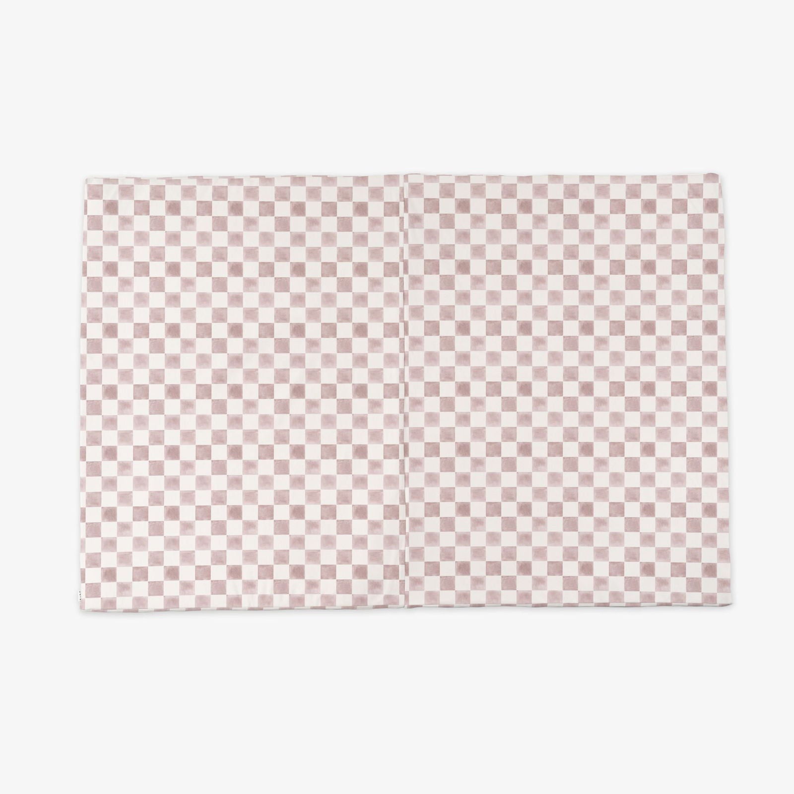 Checker Gumdrop Vegan Leather Mat - Natural CuteNest