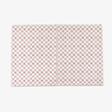 Checker Gumdrop Vegan Leather Mat - Natural CuteNest