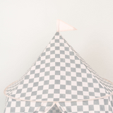 Checker Matcha Play Tent - Natural CuteNest