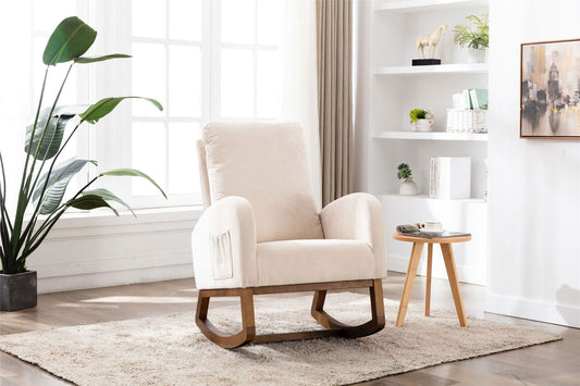 Coolmore Rocking Chair - Natural CuteNest