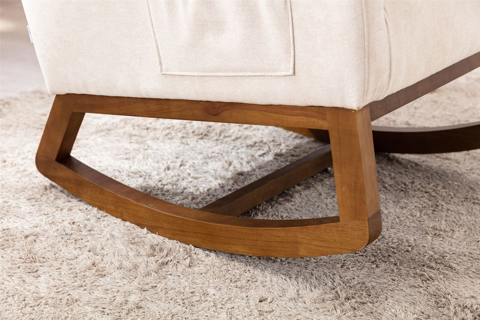 Coolmore Rocking Chair - Natural CuteNest