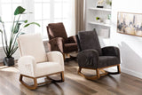 Coolmore Rocking Chair - Natural CuteNest