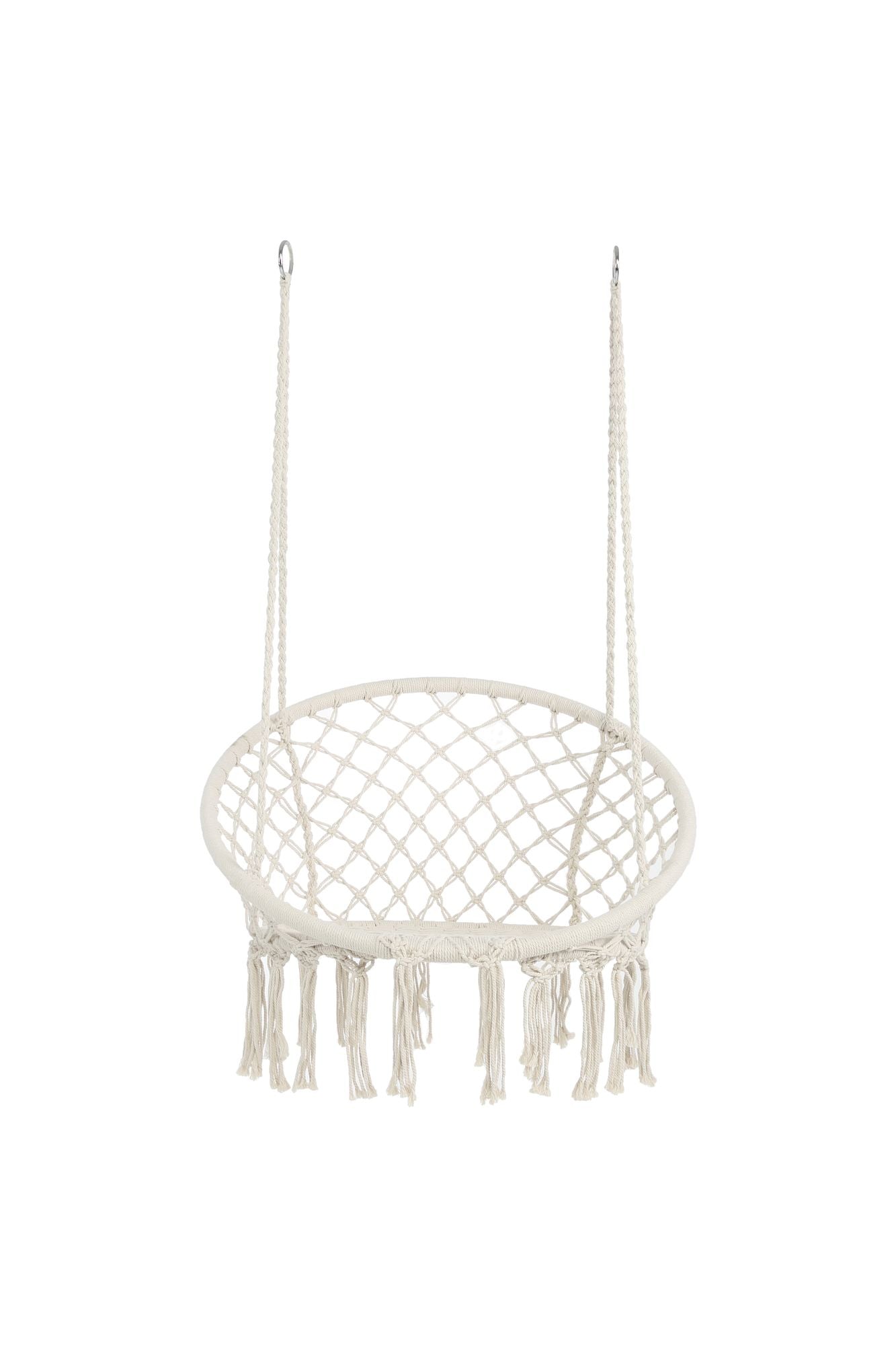 Cotton Rope Hammock Swing Chair - Natural CuteNest