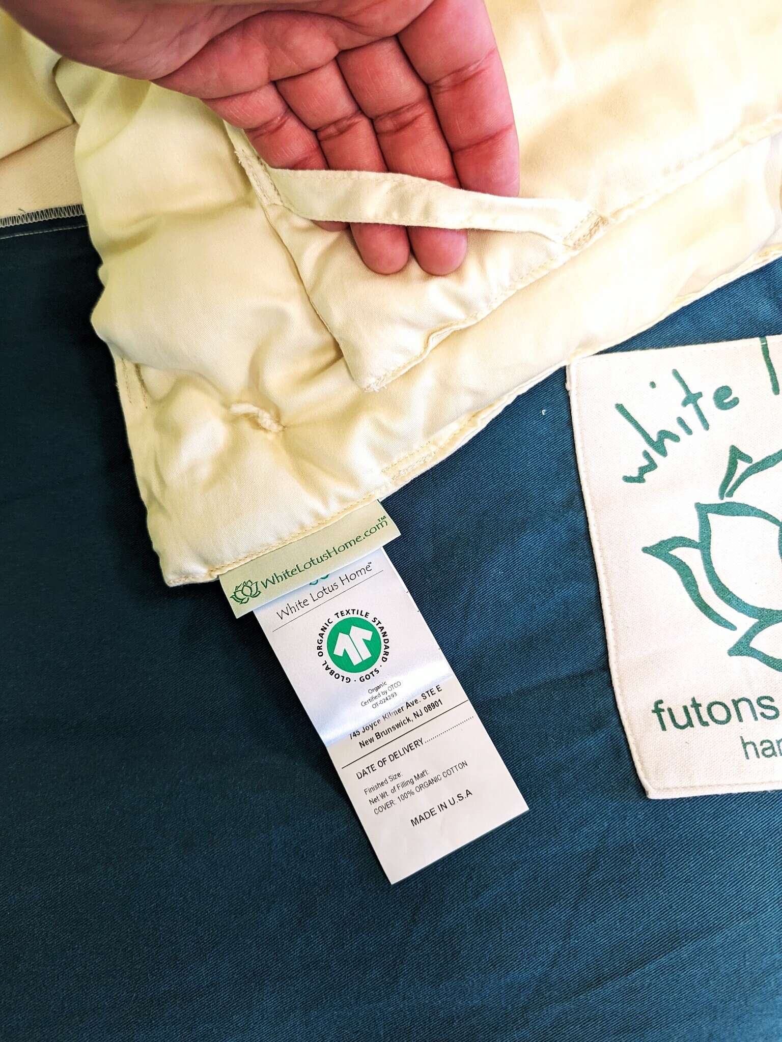 GOTS Organic Cotton Duvet - Non Washable - Natural CuteNest