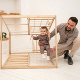 Indoor Jungle Gym - Natural CuteNest
