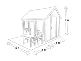 Wooden Playhouse Arctic Nario 6x8