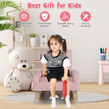Kids Rocking Chair with Solid Wood Legs - Natural CuteNest
