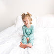 LONG SLEEVE 2 PIECE SETS- Moon + Stars Ribbed - Natural CuteNest