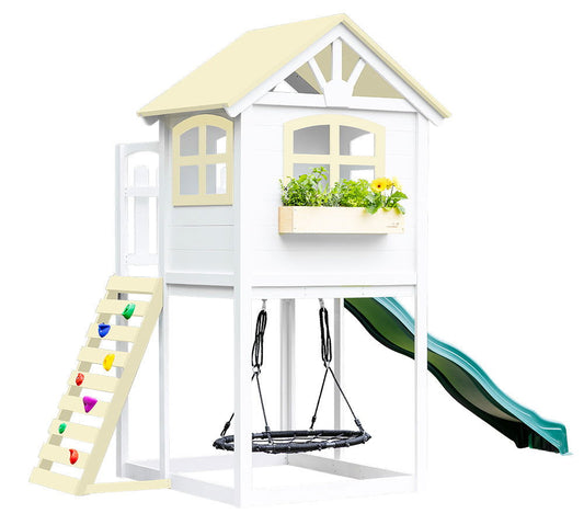Londyn Swing Set Custom Color - Natural CuteNest