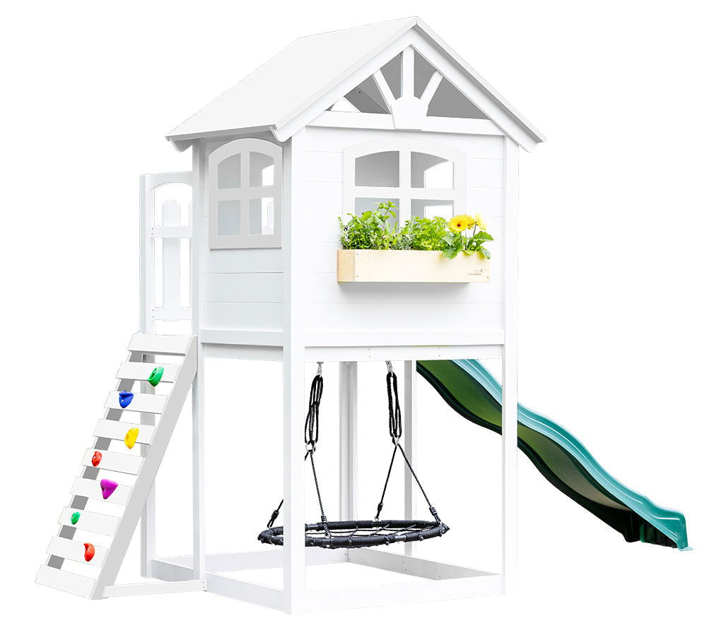 Londyn Swing Set Custom Color - Natural CuteNest
