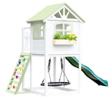 Londyn Swing Set Custom Color - Natural CuteNest