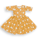 MID SLEEVE TWIRL- Sunshine Ribbed - Natural CuteNest