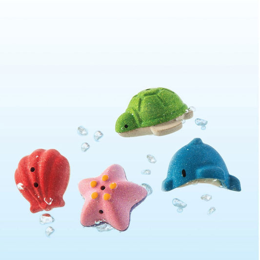 Sea Life Bath Set - Natural CuteNest