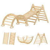 Tiny Land® 7-in-1 Montessori Climbing Set - Natural CuteNest