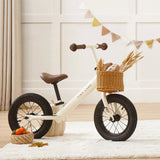 Tiny Land® Balance Bike - Milky White - Natural CuteNest
