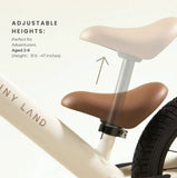 Tiny Land® Balance Bike - Milky White - Natural CuteNest