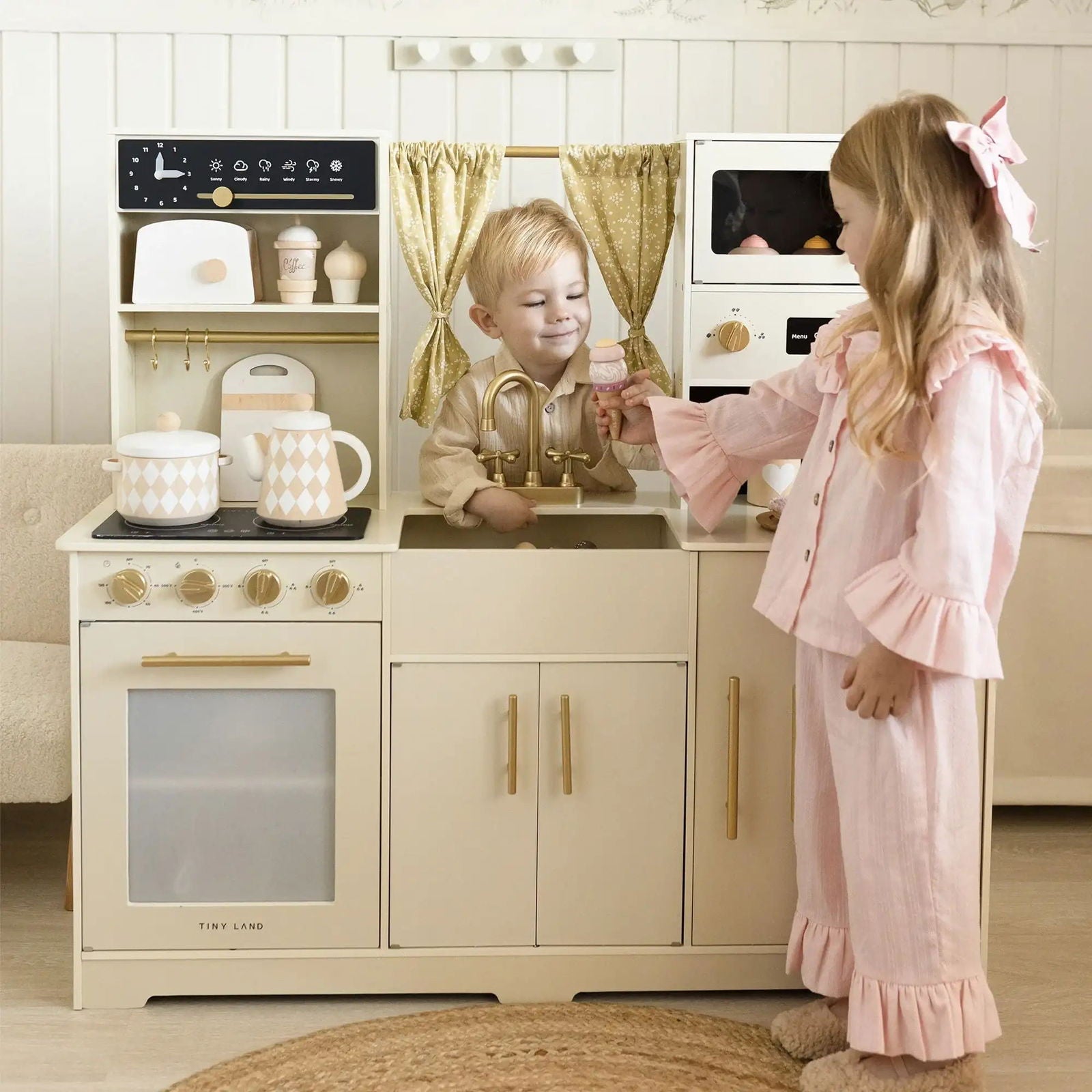 Tiny Land®  Iconic Kitchen - Cream - Natural CuteNest